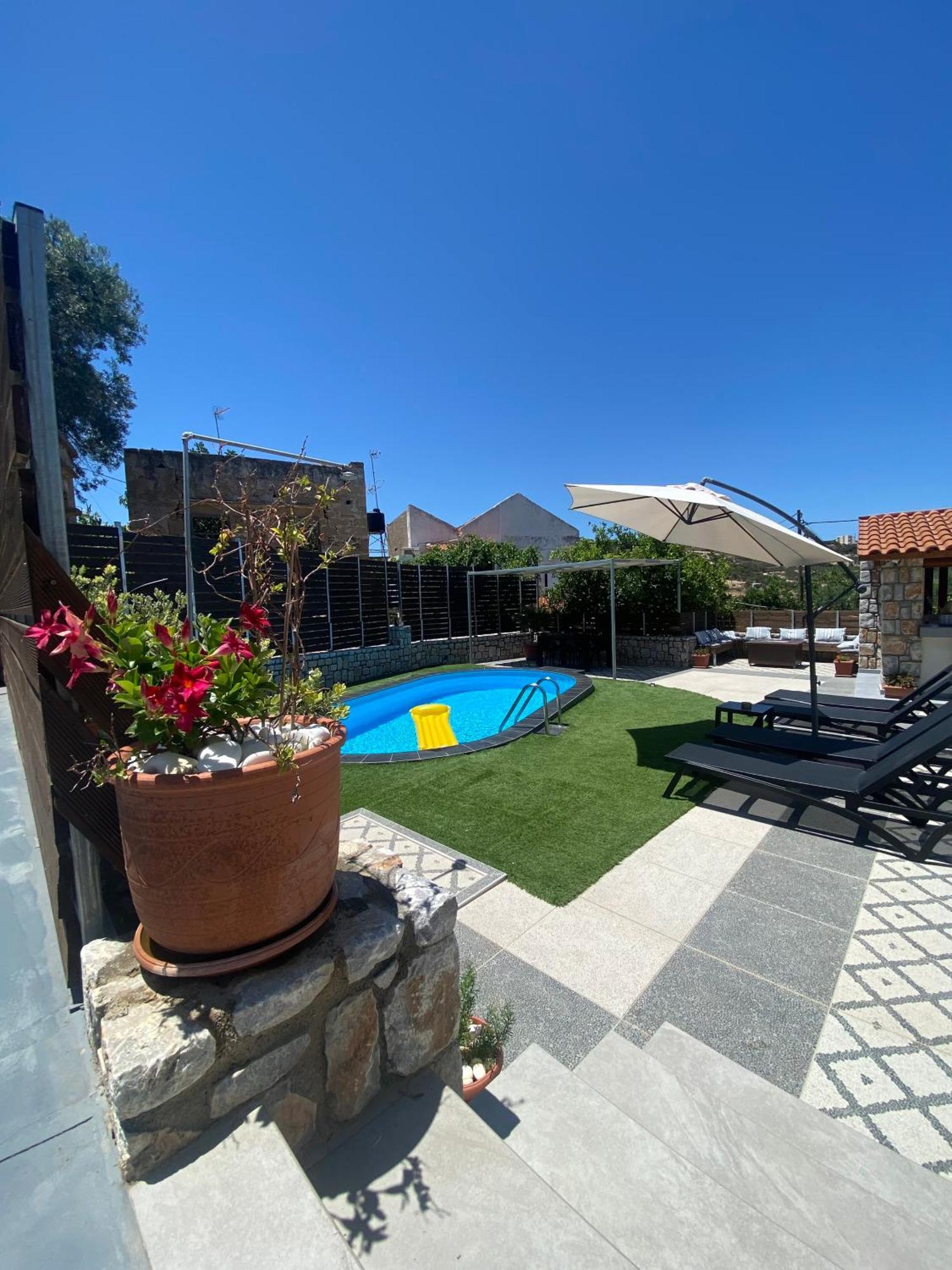 Casa Christina-Luxury Villa キサモス エクステリア 写真