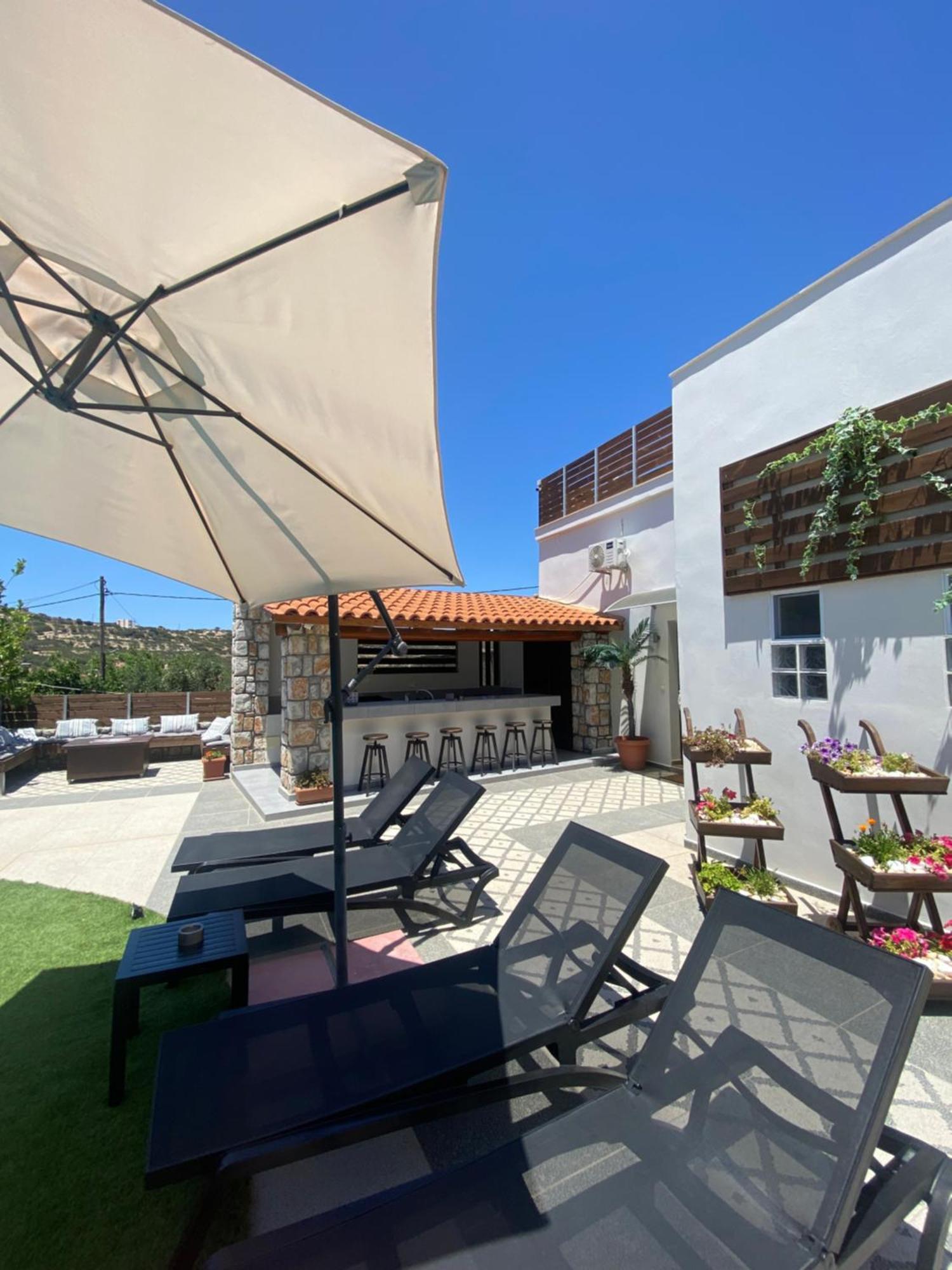 Casa Christina-Luxury Villa キサモス エクステリア 写真